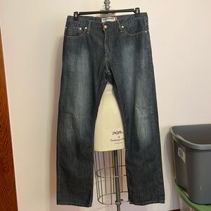 Mens Levi Jeans Slim Straight 34/32